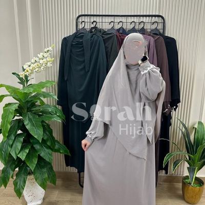 اسدال صلاة ستاتي مع دانتيل على الايدي