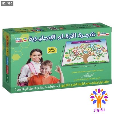 بساط شجرة الارقام الانجليزية
