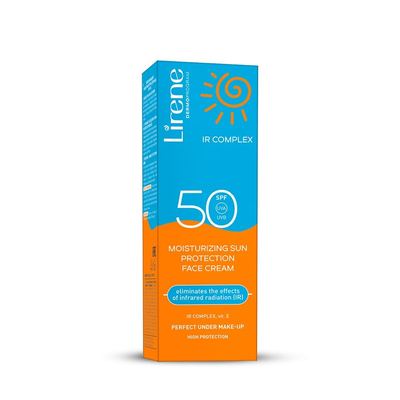 كريم واقي للوجه مرطب من ليرين SPF 50 مع مركب IR – 50 مل