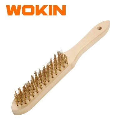 WOKIN 323513-فرشاية سلك ذهبي يد خشب