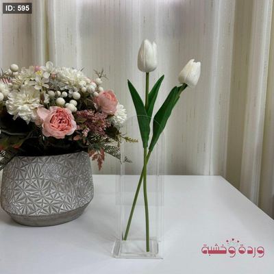 فازة "مزهرية" اكريليك بتصميم كتير حلو ومميز