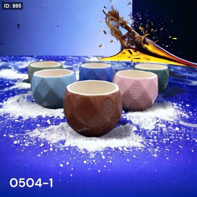 وعاء سيراميك لصب الشمع والزراعة 0504-1
