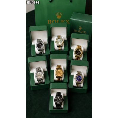 ساعة - Rolex شبابية زركون / شامل العلبة و الكيس