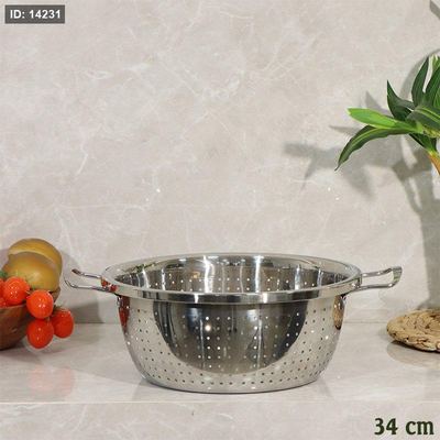 مصفاة مدور 34سم ستانلس ستيل بيدين K1/104 =رم7