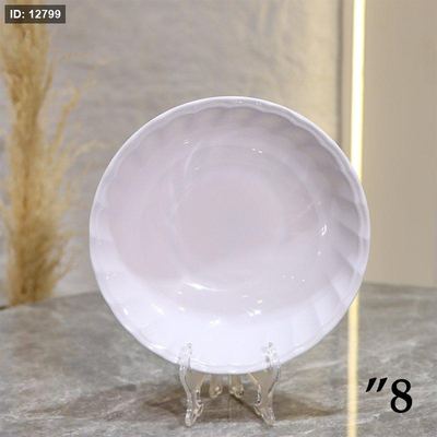 سلطية 8" ميلامين ابيض ASC604-W ++ج