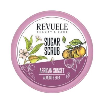REVUELE SUGAR SCRUB AFRICAN SUNSET ALMOND & SHEA