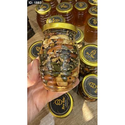 عسل جبلي اصلي مع المكسرات والبذور وزنها 250 غرام