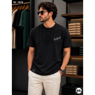 Men S/S tee Black