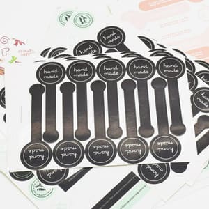 ستيكرز هاند ميد اسود – 50 ستيكر