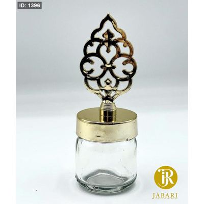 مطربان زجاج غطاء معدن