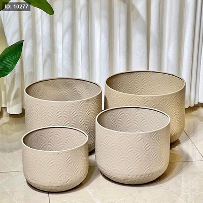 طقم قوار /4 مدور 30/35/40/45سم نحاس بيج هندي 54018 &ه3