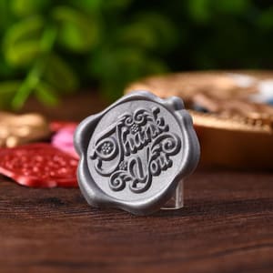 اختام شمع جاهزة – 10 قطع – ثانك يو سلفر