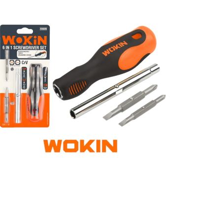 WOKIN 206006-مفك قلاب ستة في واحد
