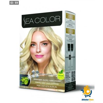 SEA COLOR صبغة شعر اشقر طفولي 0/2 100مل