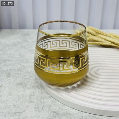 6كاسات عصير مذهب فيرزاتشي مدور