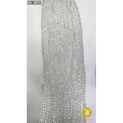 خرز كرستال زجاج سداسي ( 10 ملم )