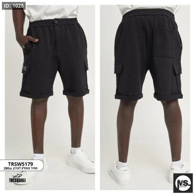 MEN COTTON SHORT/BLACK TRSW5179