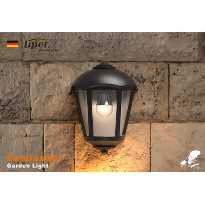 فانوس جنب اسود IP55  LIPER