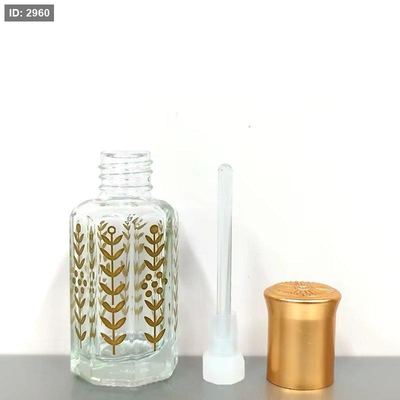 عبوة زجاج فارغة للمسك 6Ml & يد دهن زجاج