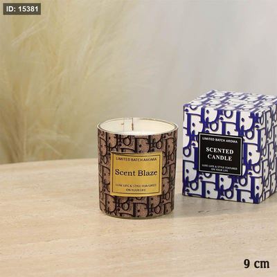 شمعة معطرة 9سم جلد بيج DIOR اسطواني A67/5 =ع5