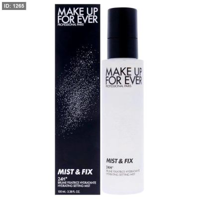Make Up For Ever – Mist & Fix Hydrating Setting Spray (24H) : مثبّت مكياج ميك أب فور إيفر ميست أند فيكس – ترطيب وثبات 24