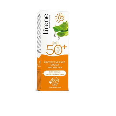 كريم واقي للوجه ليرين مع الألوفيرا SPF 50+ – 50 مل