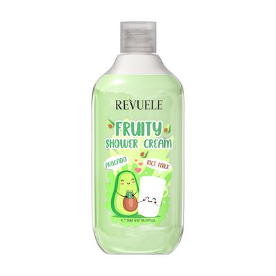 REVUELE FRUITY SHOWER CREAM Avocado & Rice Milk-500ml