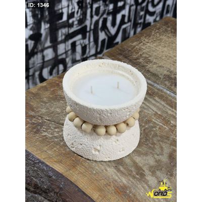 شمعة معطرة خرز