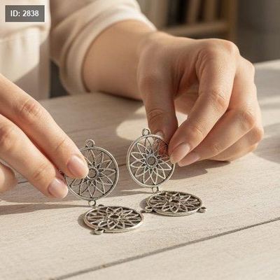 قطع معدنية للاكسسوارات-لاقطة الأحلام