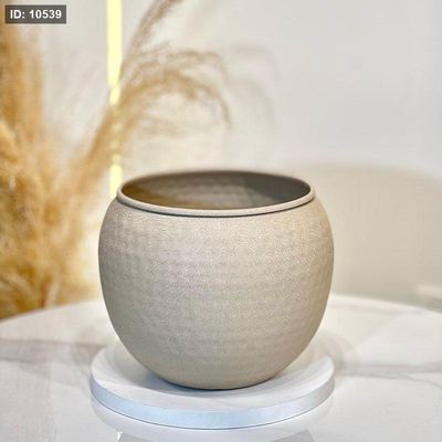 فازة مدور18سم تنك هندي بيج مبزر 87113 %ه6
