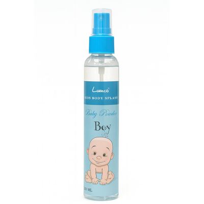 Luenco Kids Body Splash – Baby Powder Boy – مثالية للاستخدام اليومي بعد الاستحمام أو عند الحاجة – الحجم: 200 مل