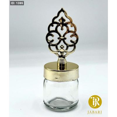 مطربان زجاج غطاء معدن