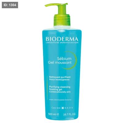 Bioderma Sebium Gel Moussant Purifying Foaming – غسول سيبيوم الجل الرغوي المنقّي للبشرة الدهنية والمختلطة بيوديرما