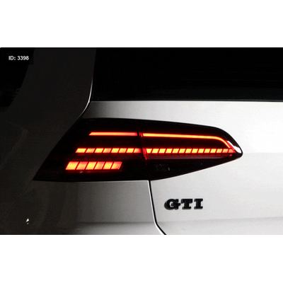 GOLF 7.5 2018 LED (أحمر)