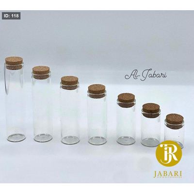 زجاج غطا فلين للحنة ( 12 قطعة )