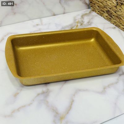 صواني ل الفرن جرانيت ذهبي موزع حراري متوفر 2 احجام