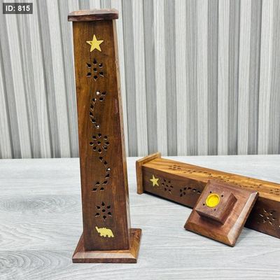 مبخرة عودان خشب هندي شكل عامود منحس