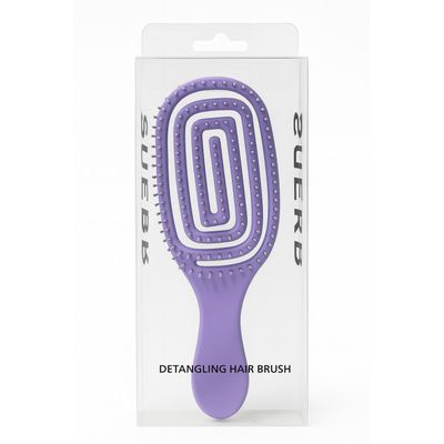 SUEB Detangling Hair Brush – فرشاة فك تشابك الشعر تصميم مرن يتناسب مع جميع أنواع الشعر مثالية للشعر الجاف والمبلل