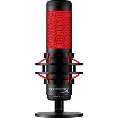 مايك HyperX QuadCast USB Microphone Red Lighting