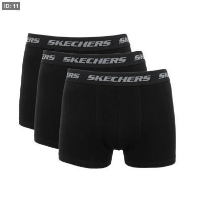 Skechers Underwear - 3 pairs Black