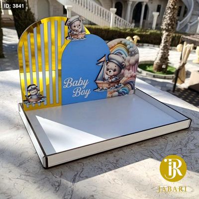صواني خشب (26*34) & ضهر (22*34) CNC طباعة UV