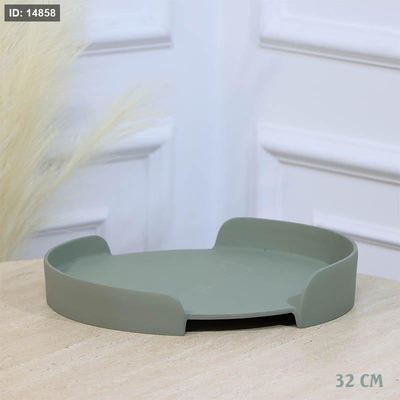 صينية مدور 32سم بستاشيو حيف عالي GR-25156 نحاس هندي %ه11