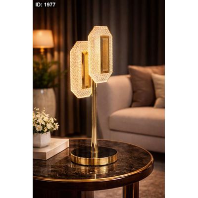 سهارة 2تحفة كرستال مستطيل مبزر مضيئ BL144/37 =س4