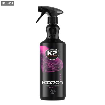 K2 HIDRON PRO 1L (واكس رش مع مساعد تجفيف – لمعان فوري وحماية هيدروفوبية)