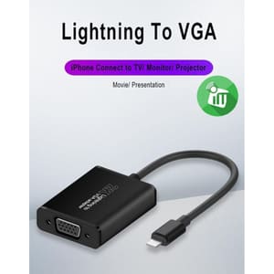 Onten 755106 Lightning To VGA Adapter With Audio
