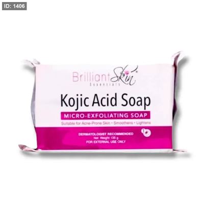 Brilliant Skin – Kojic Acid Soap صابونة حمض الكوجيك المقشرة للتفتيح