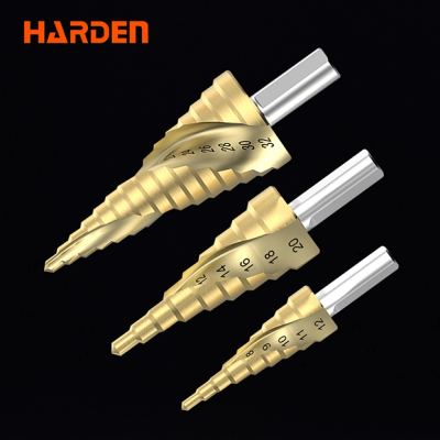 HARDEN 614143 3Pcs Step Drill Bit Set – طقم درل هرمي