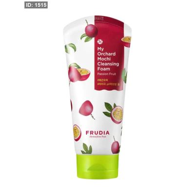 غسول تنظيف الوجه بفاكهة الباشن فروت My Orchard Mochi Cleansing Foam Passion Fruit من فروديا