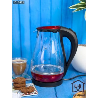 غلاية ماء كهربائية زجاج CLEVER 1.7L