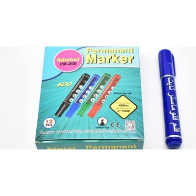 قلم فلوماستر ثابت أزرق رقم ADMIRAL PM-200